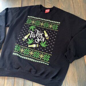 Nelk Boys Happy Dad Sweatshirt Full Send TIS THE SZN Christmas Mens Medium (X8)